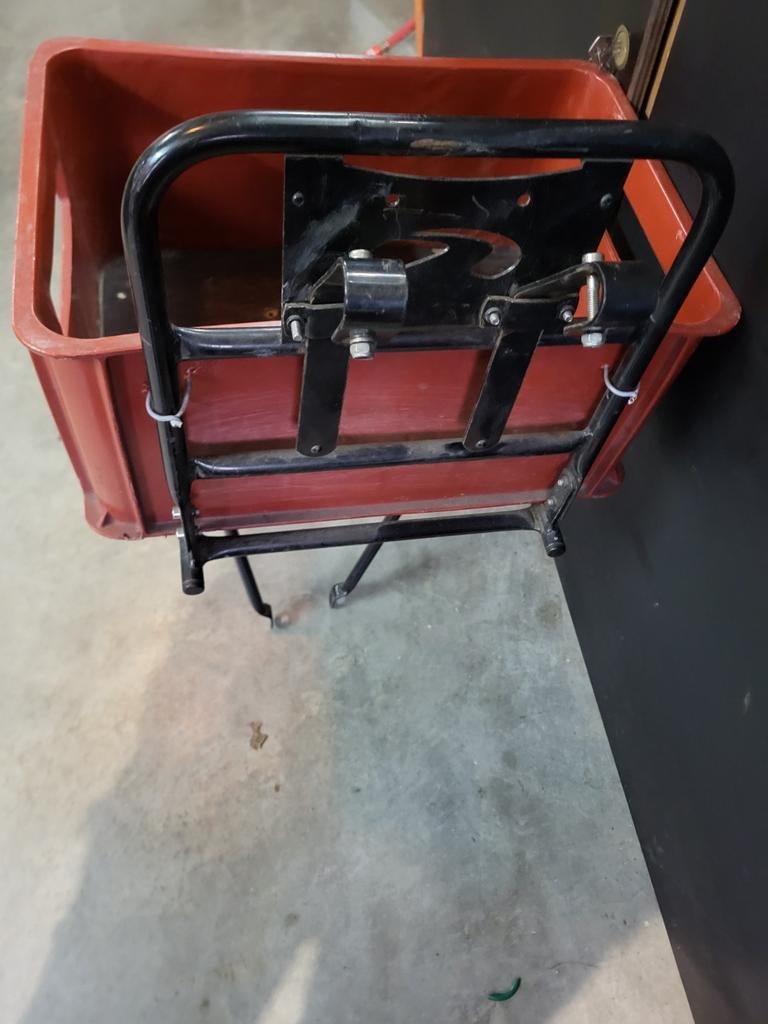 Bagagedrager voor vooraan fiets, Ophalen