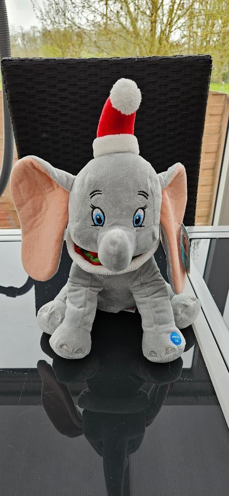 Peluche de Noël Disney Dumbo Musical, Enlèvement ou Envoi, Autres personnages, Neuf, Peluche