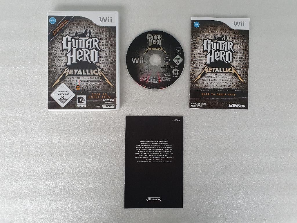 Nintendo Wii: Guiter Hero - Metallica, Consoles de jeu & Jeux vidéo, Enlèvement ou Envoi, Utilisé