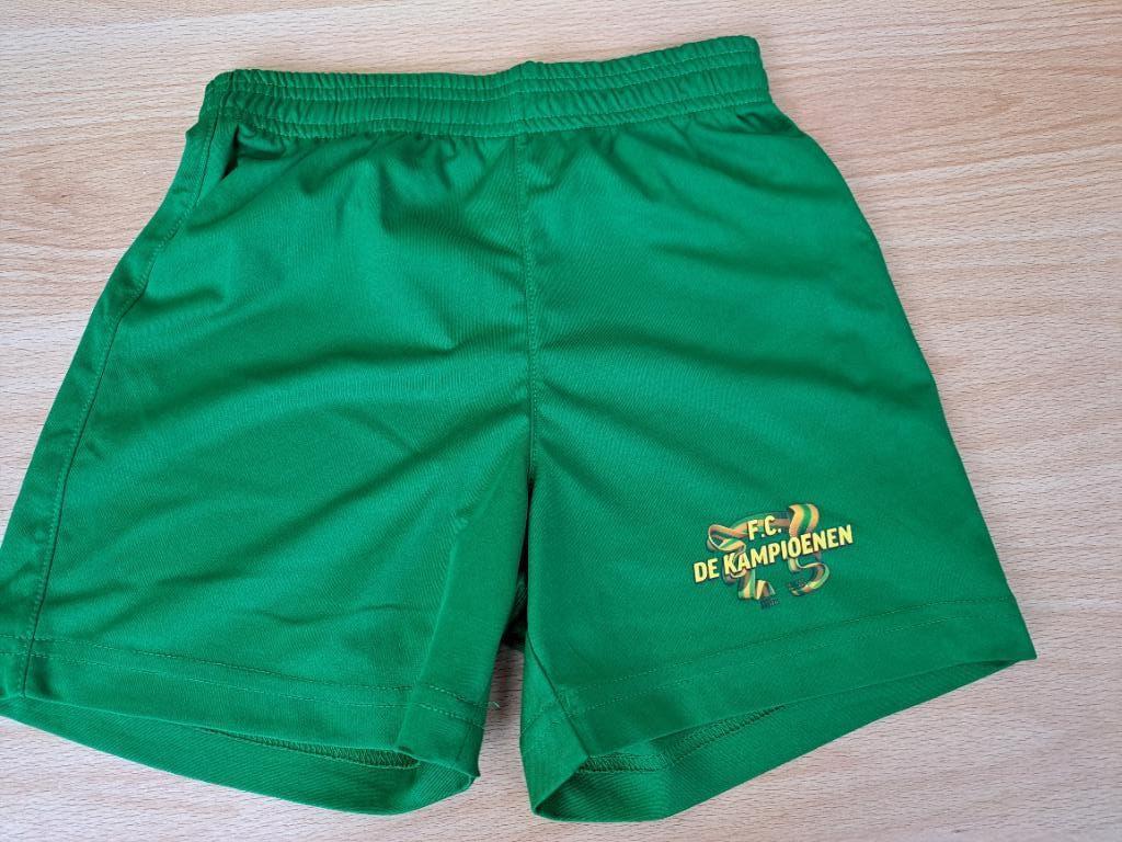 Fc De kampioenen short, Kinderen en Baby's, Kinderkleding | Maat 140, Ophalen of Verzenden, Zo goed als nieuw, Jongen of Meisje