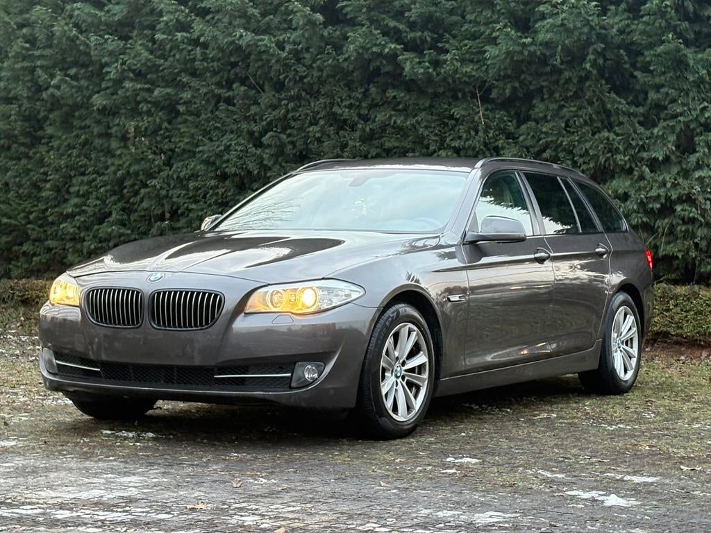 BMW 520d DIESEL,EURO 5 ,AUTOMAAT, FULL OPTION, Autos, Euro 5, Entretenue par le concessionnaire, Diesel, Automatique