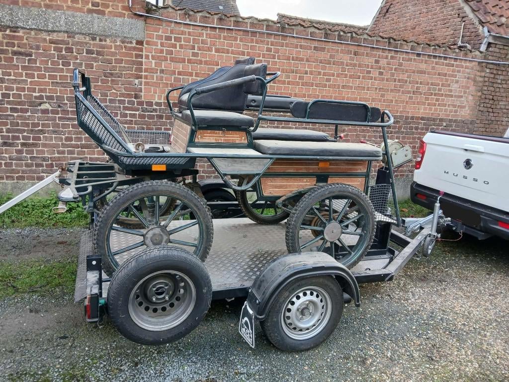 Trailer voor koets, moto, quad, Dieren en Toebehoren, Gebruikt, Overige typen