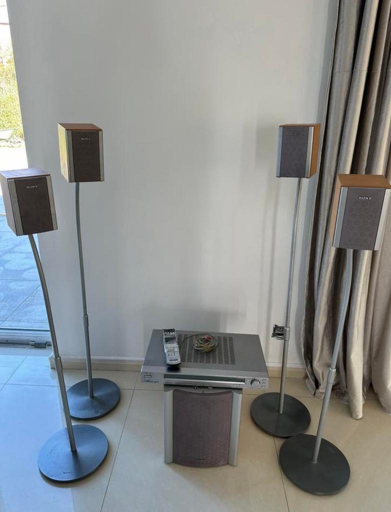 Home cinéma Sony 4.1 complet – ampli + caisson + enceintes, Enlèvement, Comme neuf, Sony