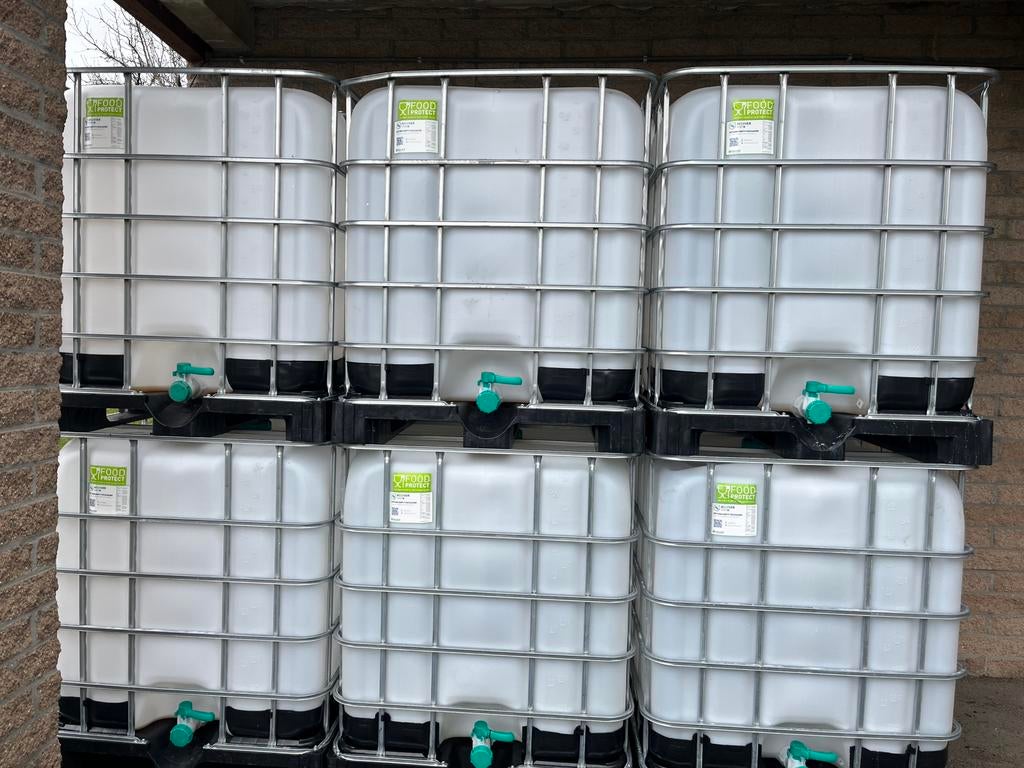 Cuves IBC 1000L ALIMENTAIRE  – Palette plastique, Jardin & Terrasse, Enlèvement, Comme neuf