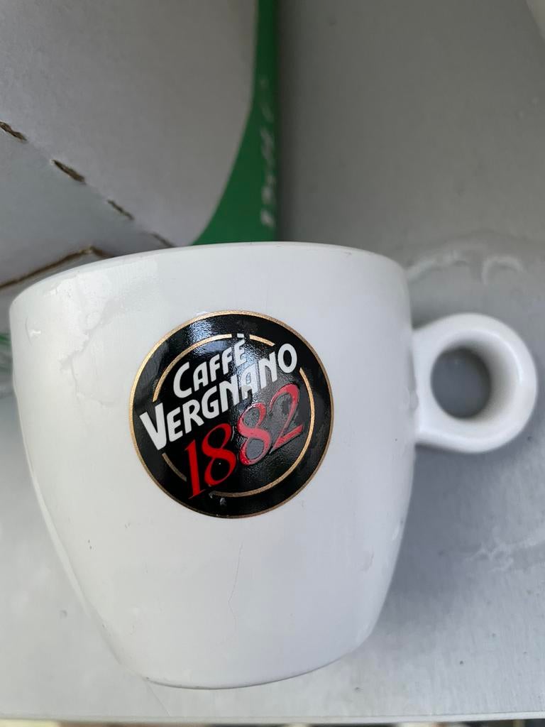 Lots de tasses Vergnano, Ophalen, Zo goed als nieuw