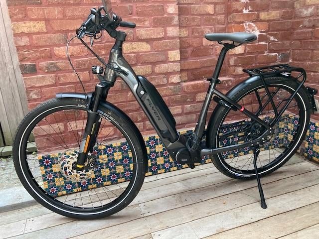 Pedelec Flyer Upstreet 5 avec seulement 353 km et courroie, Autres marques, 51 à 55 cm, 50 km par batterie ou plus, Comme neuf