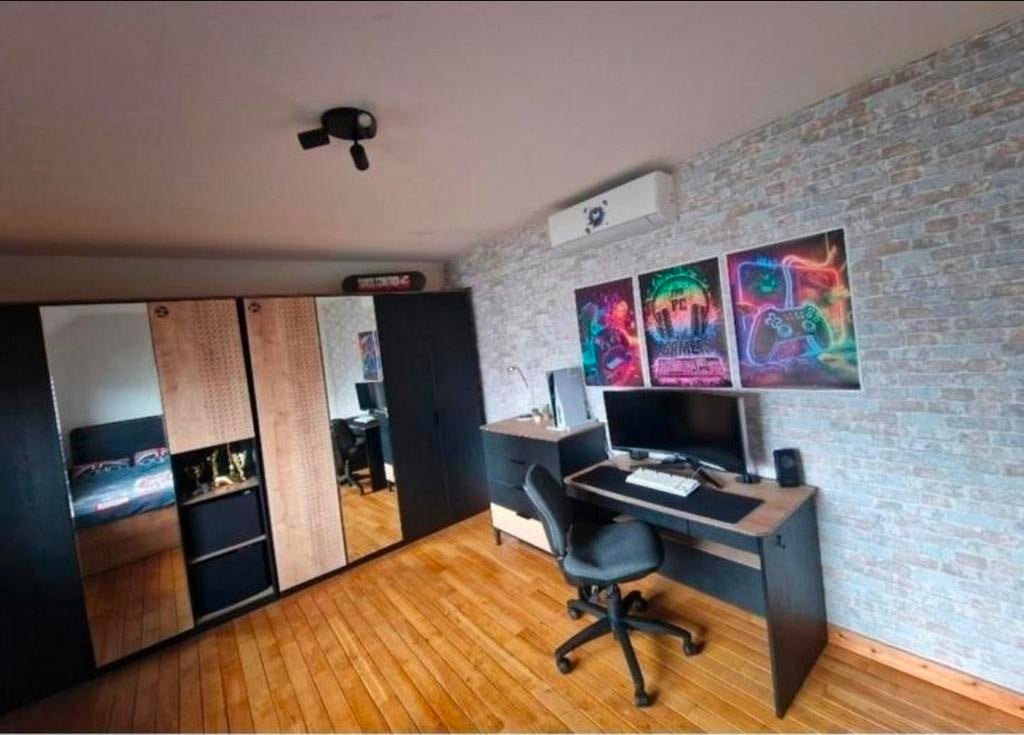 Chambre complète de luxe "New York" – État neuf, Maison & Meubles, Chambre à coucher | Lits, Comme neuf, Une personne, Autres dimensions