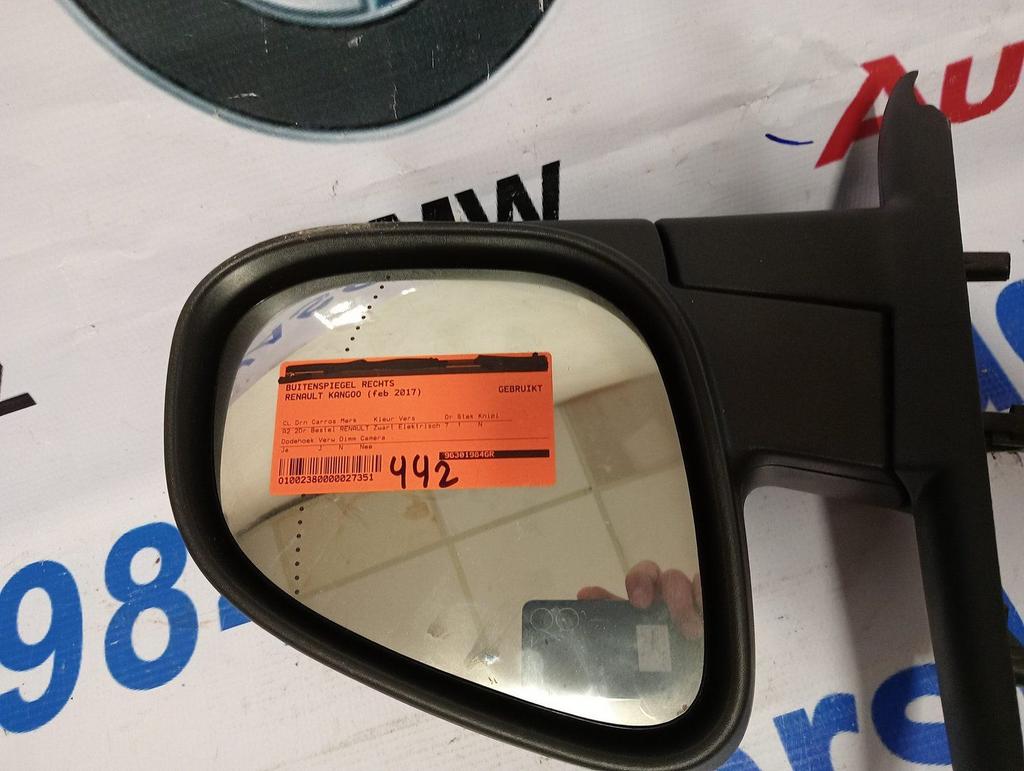 Renault Kangoo Buitenspiegel Rechts 2017, Renault, -, Utilisé, -