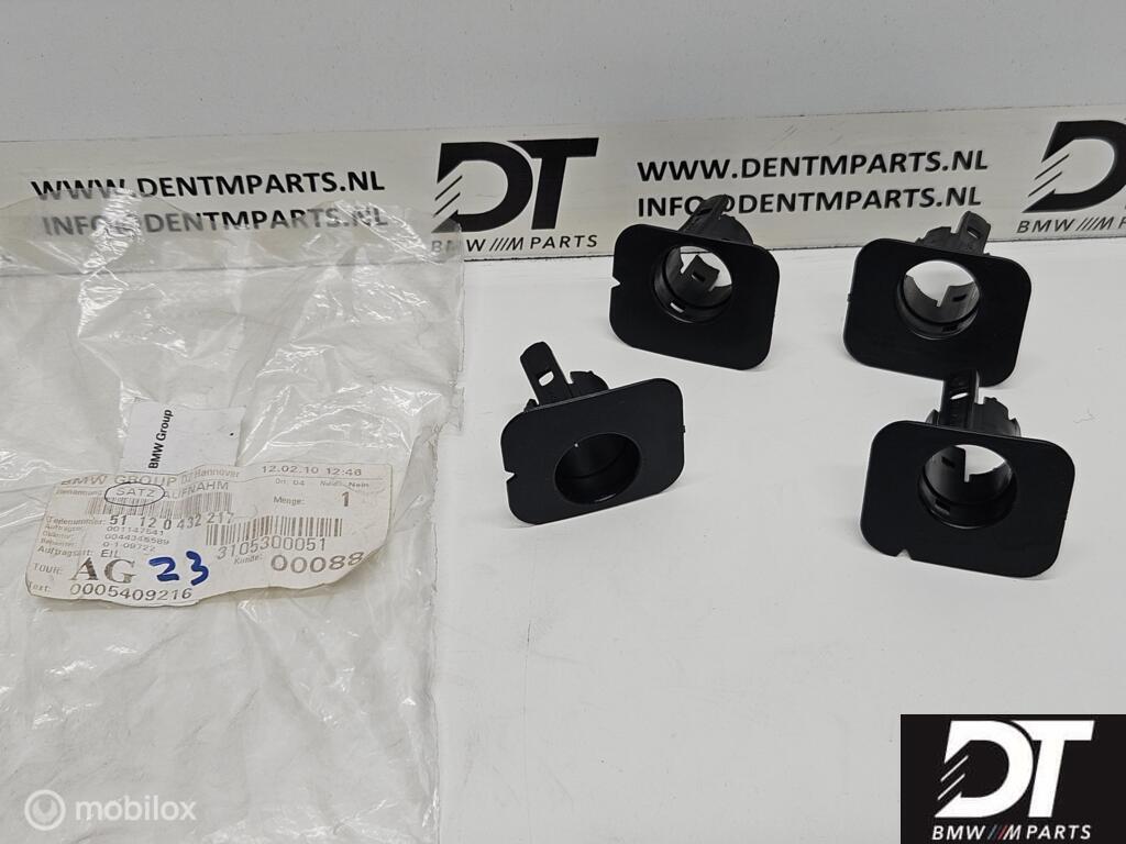 PDC sensor houder set achter BMW 5-serie E60 E61 51120432217, Autos : Pièces & Accessoires, Électronique & Câbles, BMW, Neuf, Enlèvement ou Envoi