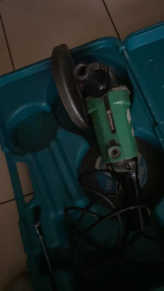 Slijpmachine schijf 230, 2400 watt Hitachi, Doe-het-zelf en Bouw, Gereedschap | Slijpmachines, Ophalen, Zo goed als nieuw