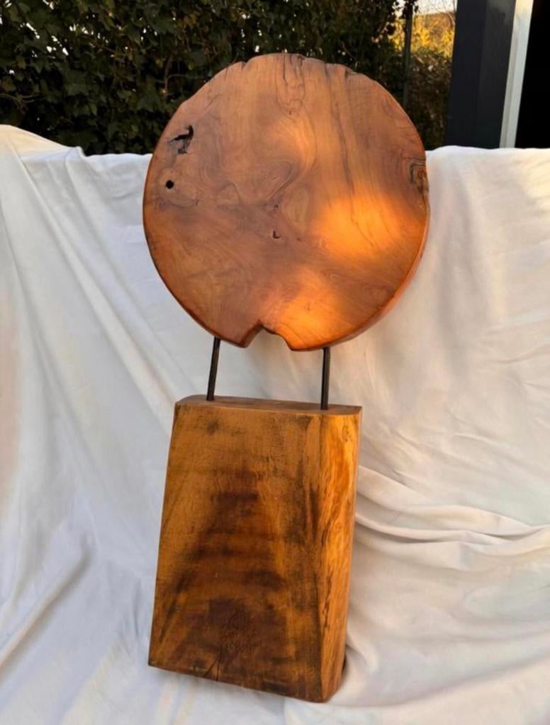 Teak houten decoratie paneel, Ophalen