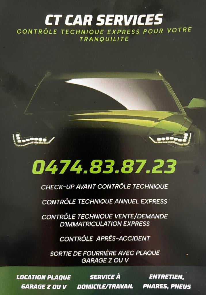 Verhuur van garageplaat Z of V in Brussel en omgeving 047483, Diensten en Vakmensen, Auto en Motor | Monteurs en Garages, 24-uursservice