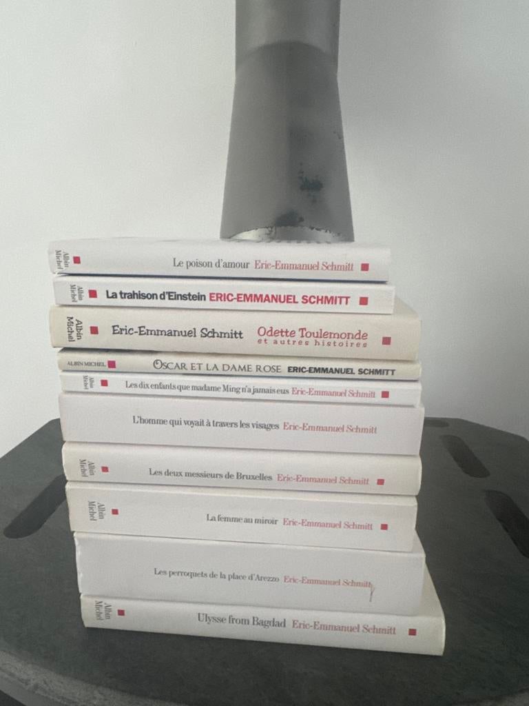 Lot de 10 livres Éric-Emmanuel Schmitt, Livres, Enlèvement ou Envoi, Utilisé