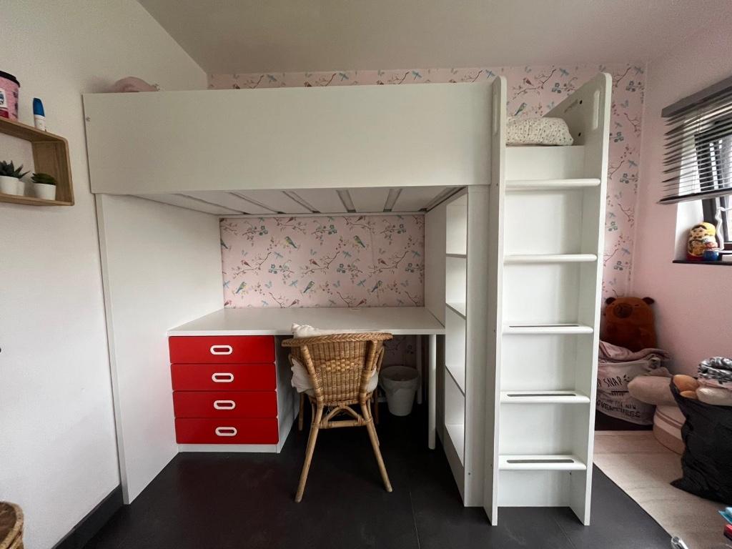 Hoogslaper meisjes, Enlèvement, Utilisé, Lit mezzanine