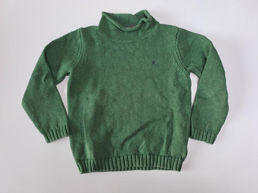 Pull à col roulé en tricot vert t 104-110, Enfants & Bébés, Vêtements enfant | Taille 104, Garçon, Enlèvement ou Envoi, Pull ou Veste