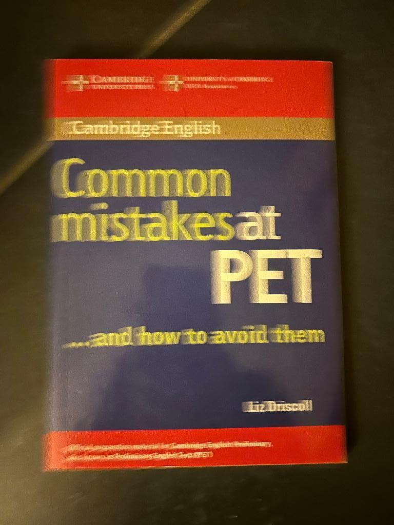 Common mistake at PET and how to avoid them, Boeken, Schoolboeken, Engels, Ophalen of Verzenden, Zo goed als nieuw, Autre