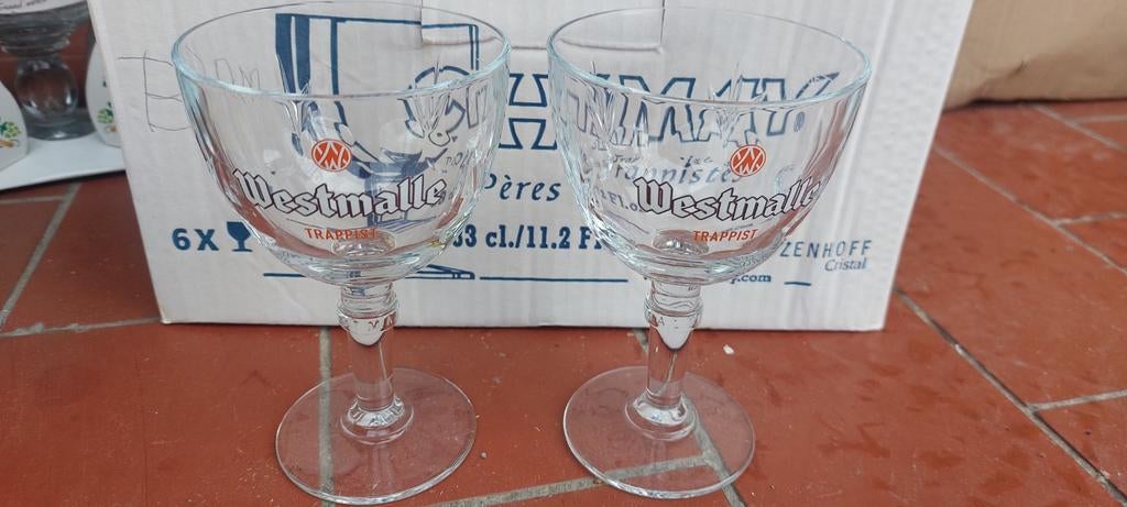 2 galopin wesmalle 17cl, Collections, Verres & Petits Verres, Enlèvement ou Envoi