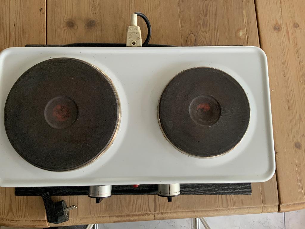 ACEC dubbele kookplaat, Elektronische apparatuur, Gebruikt, 3 kookzones of minder, Ophalen of Verzenden, Vrijstaand