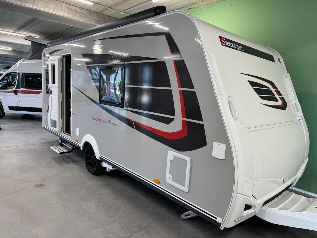 Sterckeman Evolution 520 CP Premium, Caravans en Kamperen, Caravans, Sterckeman, Rondzit, Bedrijf, 100 kg of meer