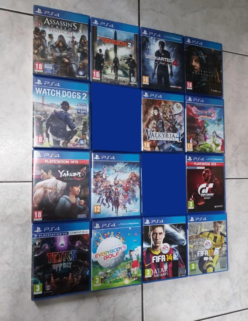Lot de 14 Jeux PS4, Enlèvement ou Envoi, Aventure et Action, Comme neuf, À partir de 3 ans