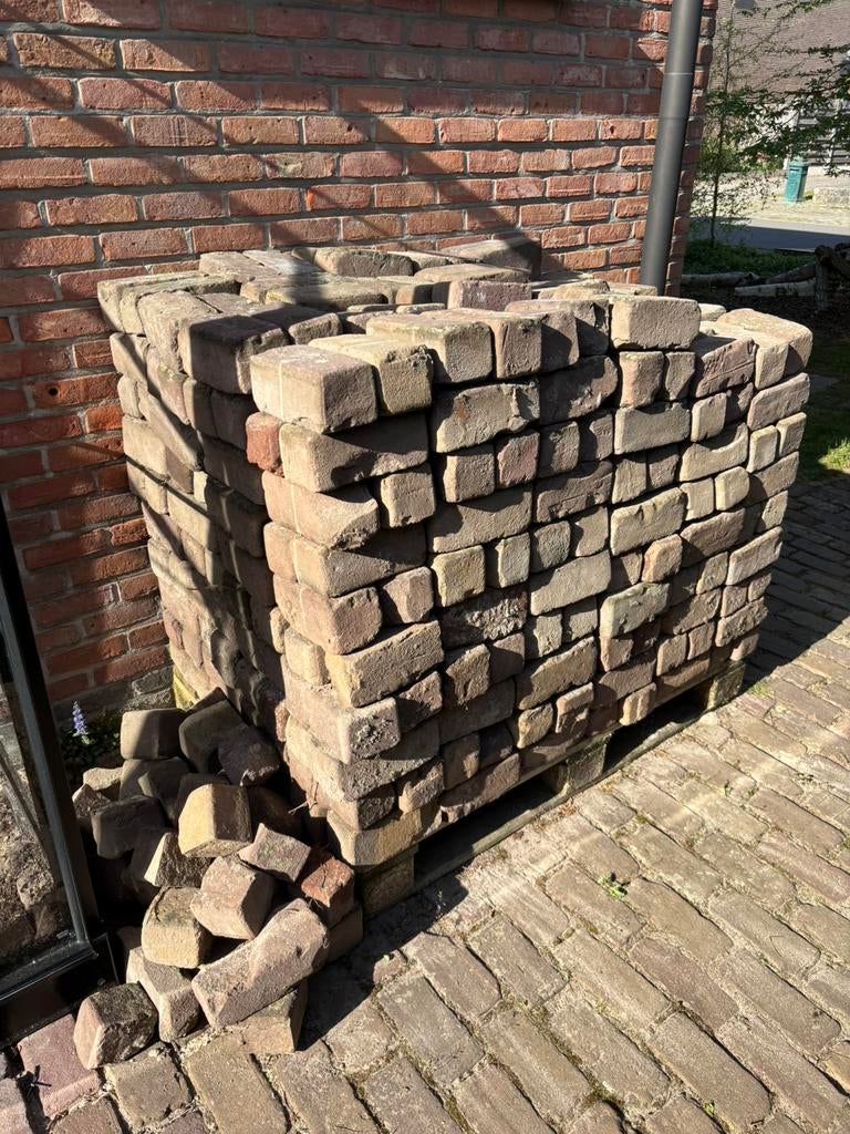 Oude Hollandse kleiklinkers, Comme neuf, Briques, 10 m²² ou plus, Enlèvement
