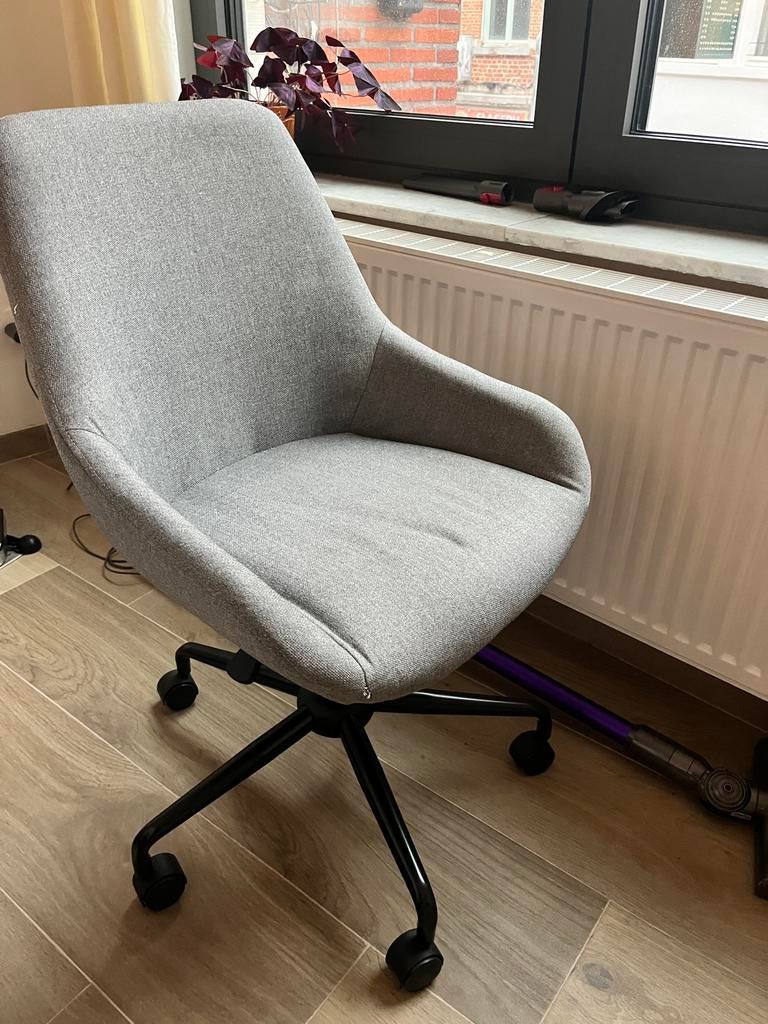 Chaise de bureau La Redoute, Enlèvement, Comme neuf, Gris, Chaise de bureau