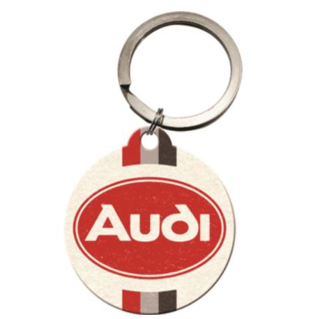Audi logo metalen sleutelhanger, Ophalen of Verzenden, Nieuw, Transport