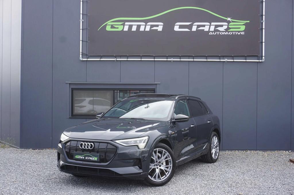 Audi e-tron E-Tron 95 kWh 55 Quattro Advanced-Navi-Pano-Lede, Auto's, Audi, Automaat, Gebruikt, Leder, 5 zetels