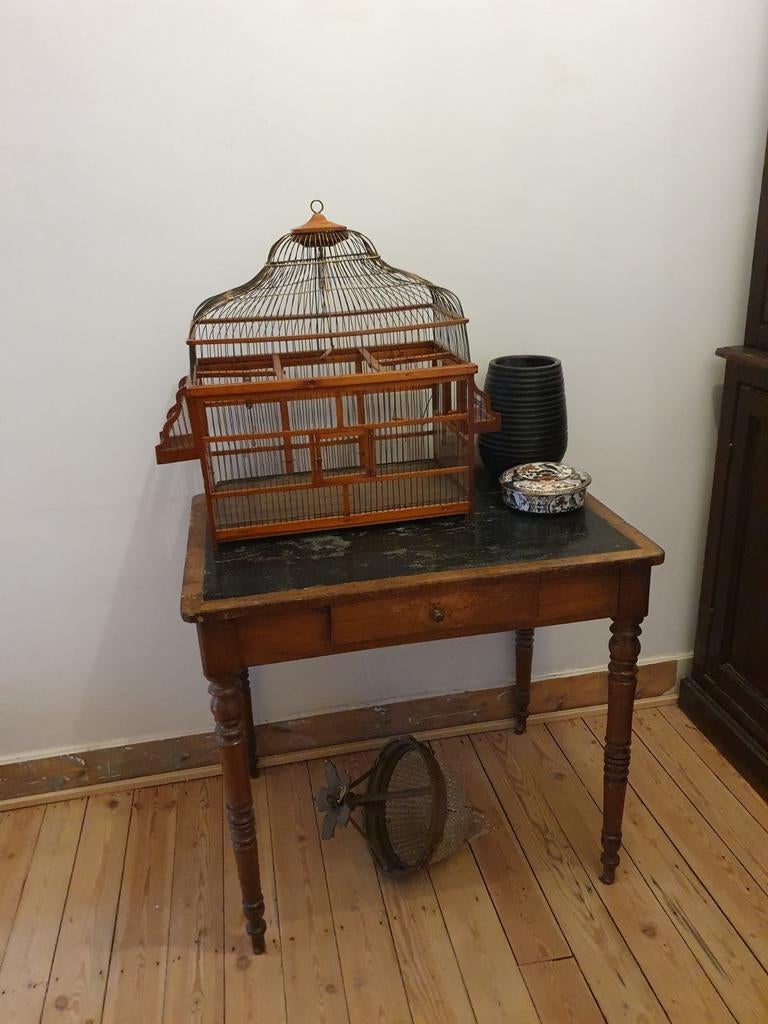 Antieke vogelkooi, Huis en Inrichting, Kasten | Secretaires, Ophalen