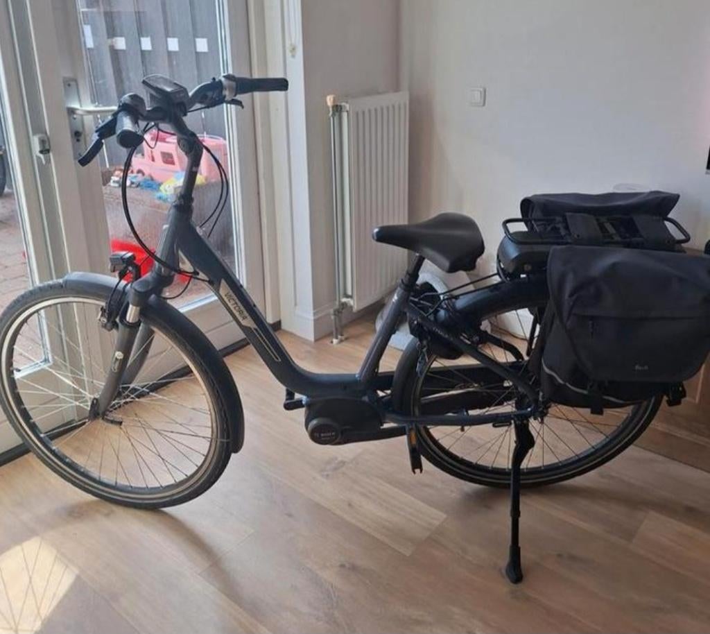 Electrische damesfiets, Fietsen en Brommers, Elektrische fietsen, Zo goed als nieuw, 47 tot 51 cm, 30 tot 50 km per accu, Ophalen