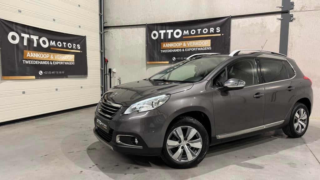 Peugeot 2008 | 1.6 E HDI | Allure | Full Option | Garantie, Auto's, Voorwielaandrijving, Zwart, 4 cilinders, Leder