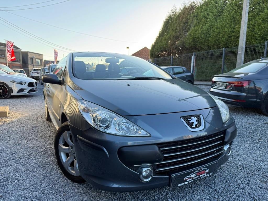 Peugeot 307 CC 2.0 HDi / Clim / Entretien + CT OK, Autos, 100 kW, Argent ou Gris, Entreprise, Cabriolet