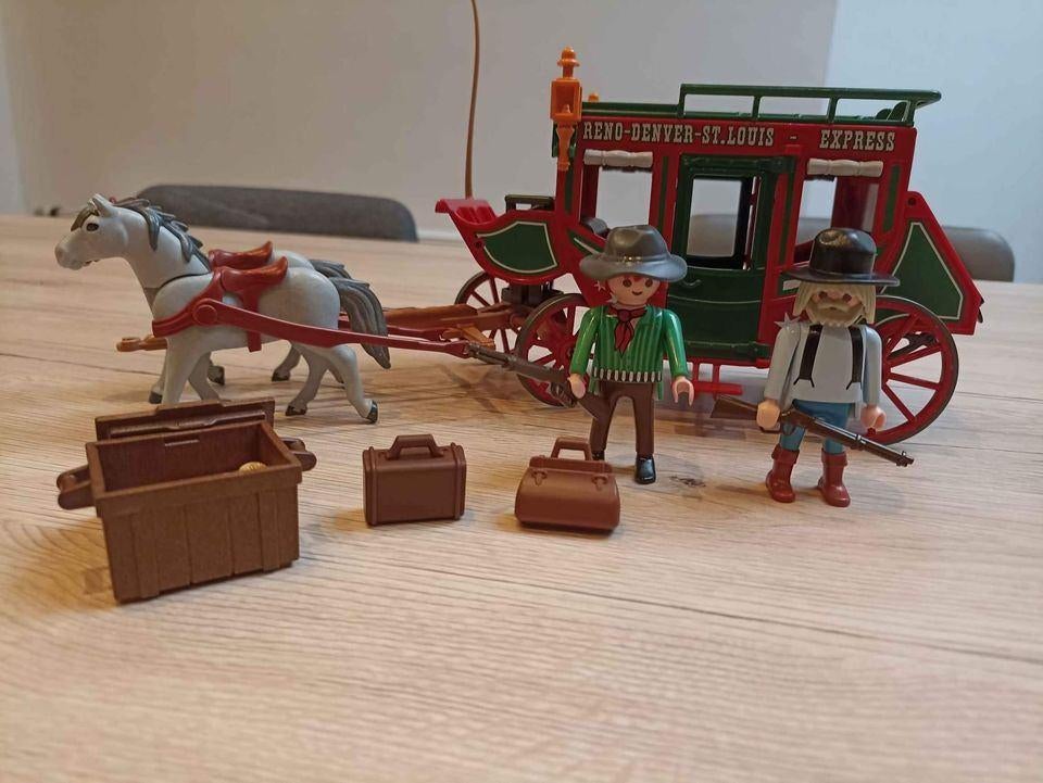 Diligence Western Playmobil, Enlèvement ou Envoi, Comme neuf, Ensemble complet