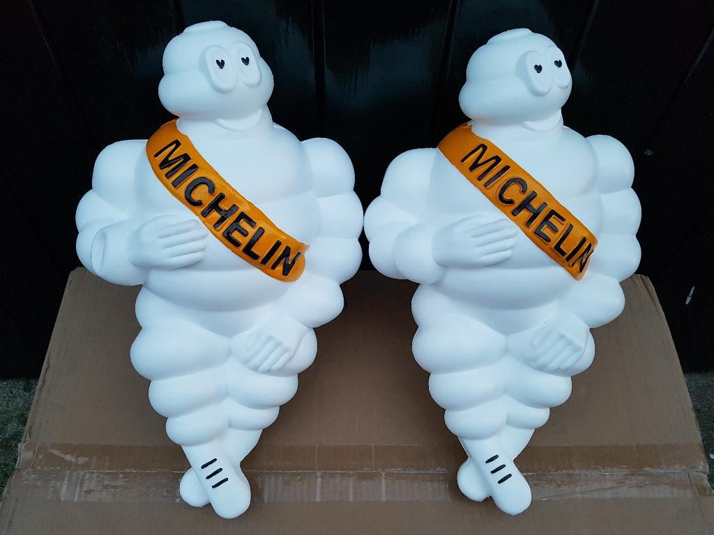 Set Michelin pop / poppen 46 cm met gele band en led, Ophalen of Verzenden, Nieuw, Overige merken, Overige Auto-onderdelen