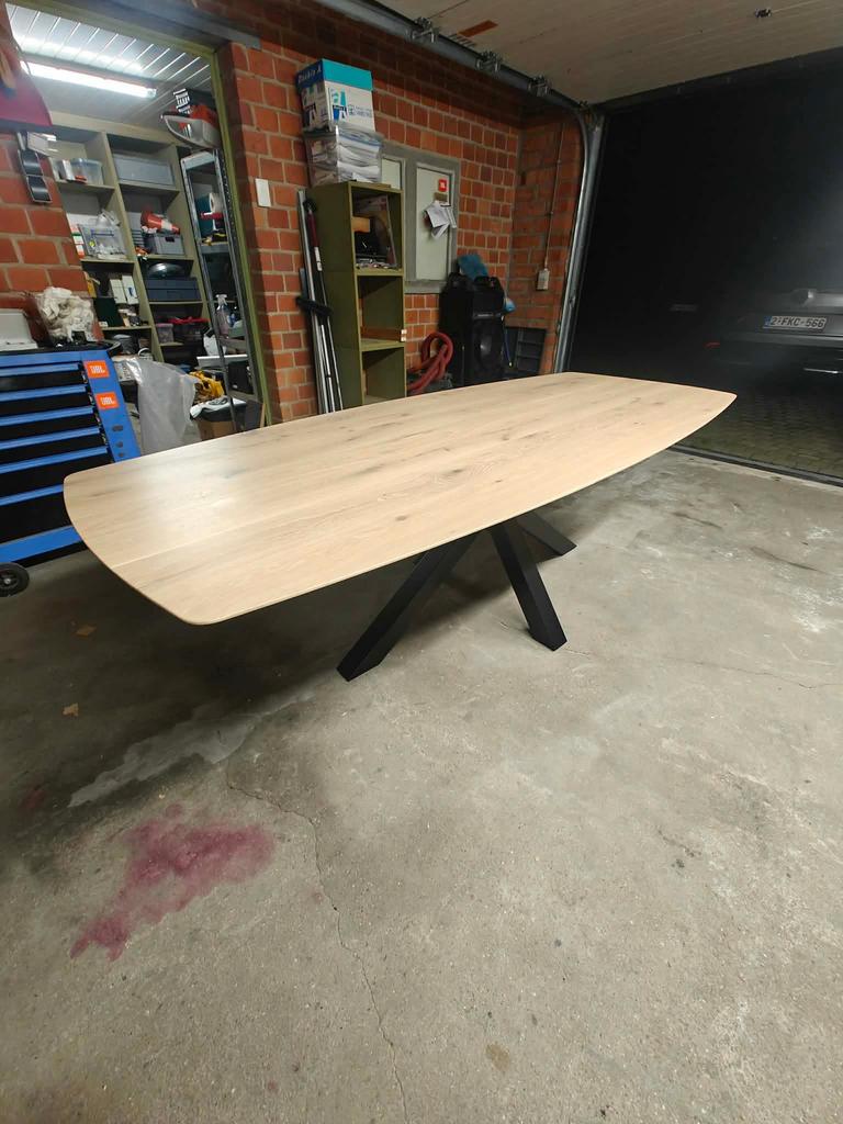 Eettafel eik 240cmx100cm nieuw, Huis en Inrichting, Tafels | Eettafels, Ophalen