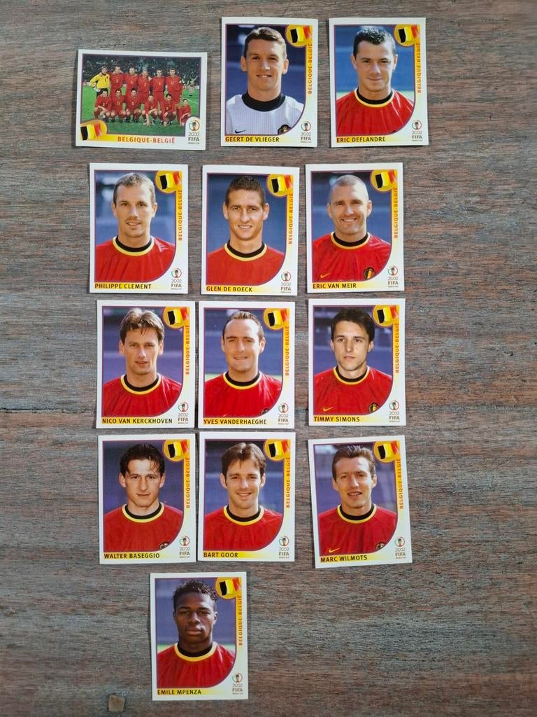Panini oupe du monde 2002 Belgique, Hobby & Loisirs créatifs, Enlèvement ou Envoi