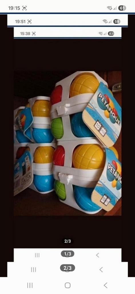 BOULES DE PÉTANQUE NEUVES PRIX 6 EUR, Enfants & Bébés, Enlèvement