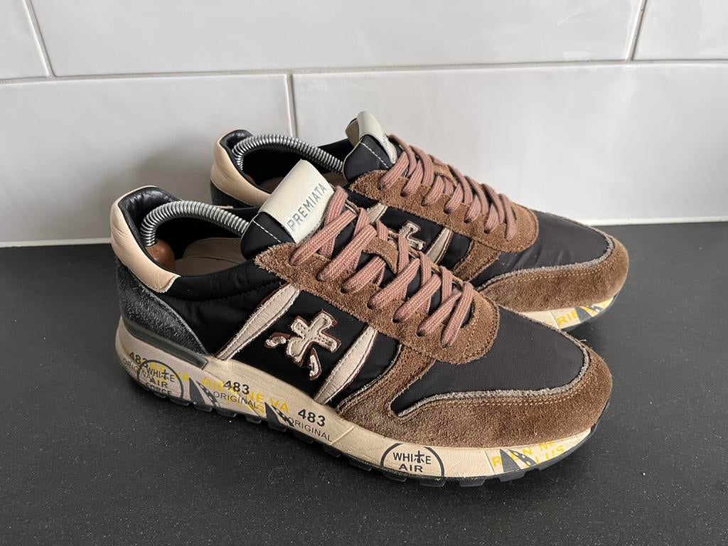 Premiata sneakers maat 41, Kleding | Heren, Schoenen, Bruin, Ophalen of Verzenden, Zo goed als nieuw, Sneakers