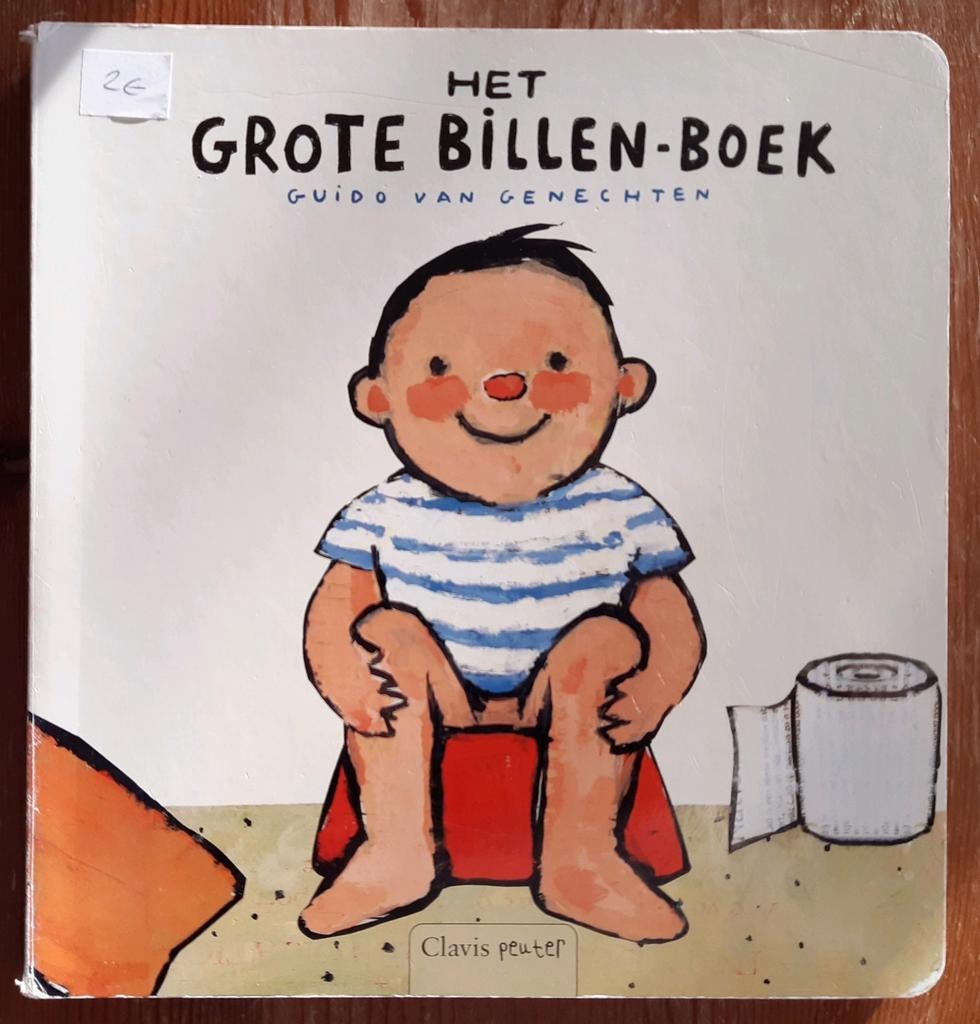Guido Van Genechten - Het grote billen-boek kartonboekje, Boeken, Ophalen, Gelezen, Guido Van Genechten