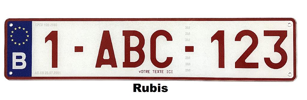 Plaque immatriculation PLEXI texte inférieur, Autos : Divers, Tuning & Styling, Enlèvement ou Envoi, ., ., .