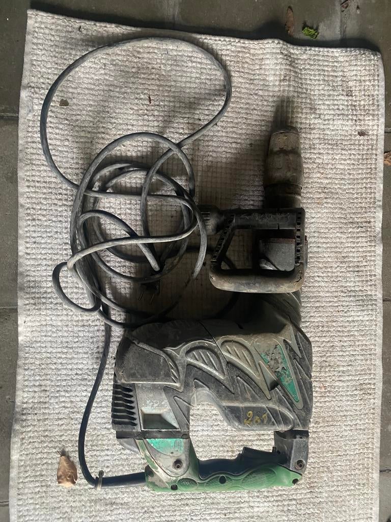 Breekhamer Hitachi, Doe-het-zelf en Bouw, Gereedschap | Boormachines, Ophalen, Gebruikt