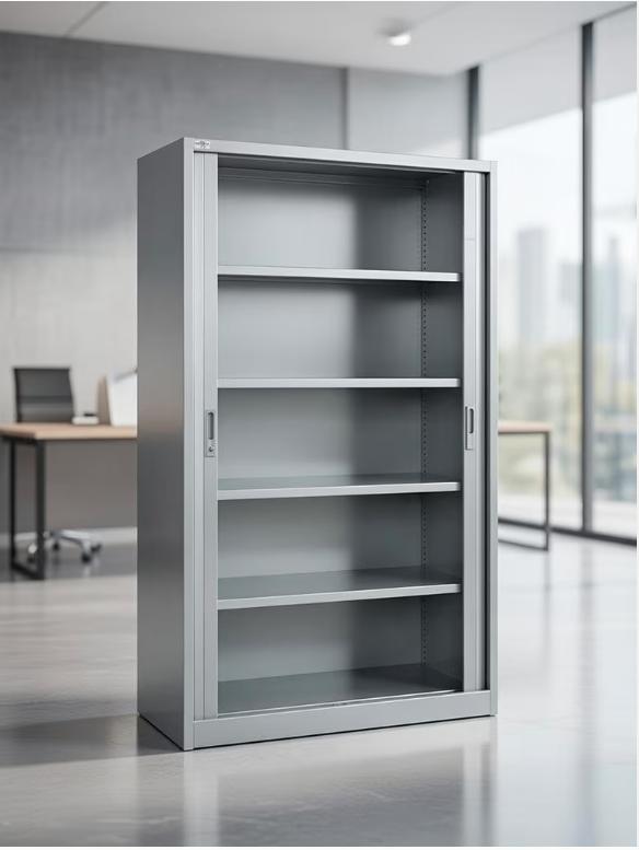Armoire métallique professionnelle porte coulissante 195x120, Enlèvement ou Envoi, Comme neuf