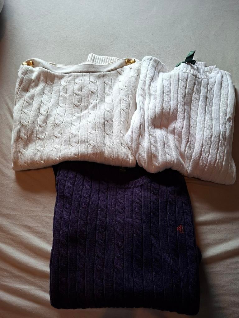 Lot pull ralph lauren, Ophalen, Wit, Ralph Lauren, Nieuw