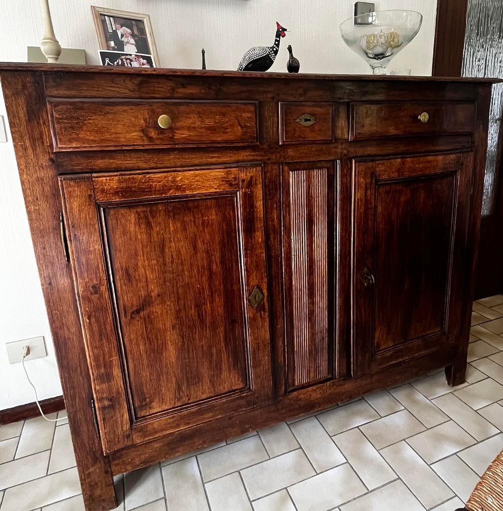 Dresse en chêne, Enlèvement, Comme neuf, Chêne