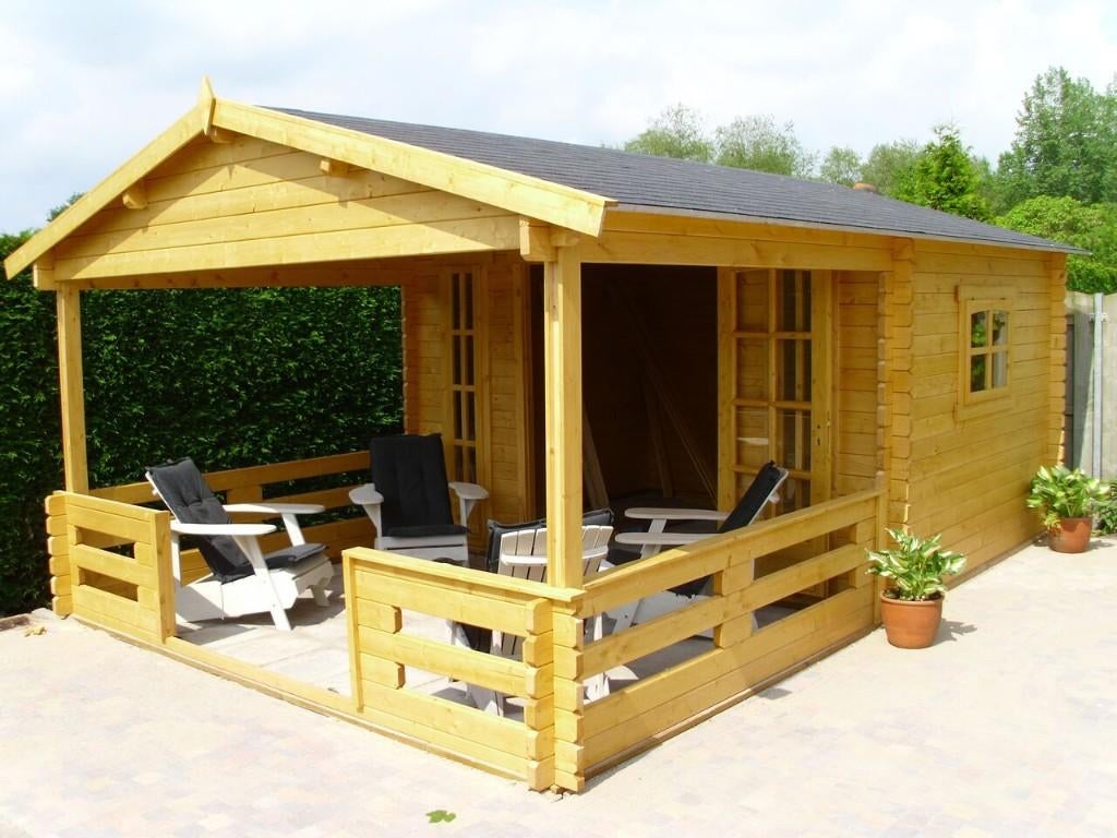 NOUVELLE cabane en rondins 3830 L, Envoi, Neuf