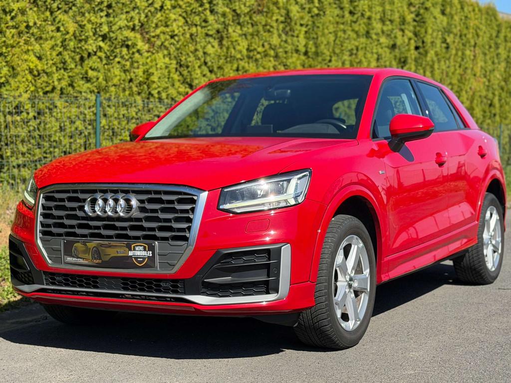 Audi Q2 Q2 1.6 TDi S-LINE, Autos, Audi, Rouge, 118 g/km, Entreprise, Noir