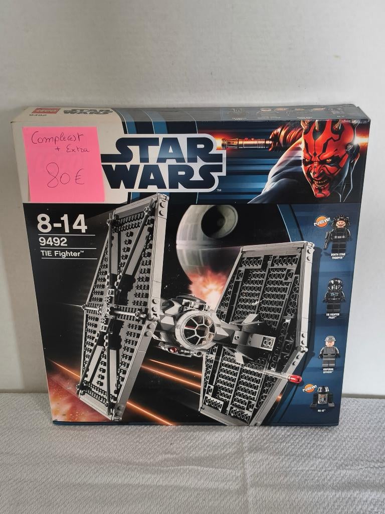 Lego Star Wars 9492 Tie Fighter, Ophalen of Verzenden, Gebruikt, Lego