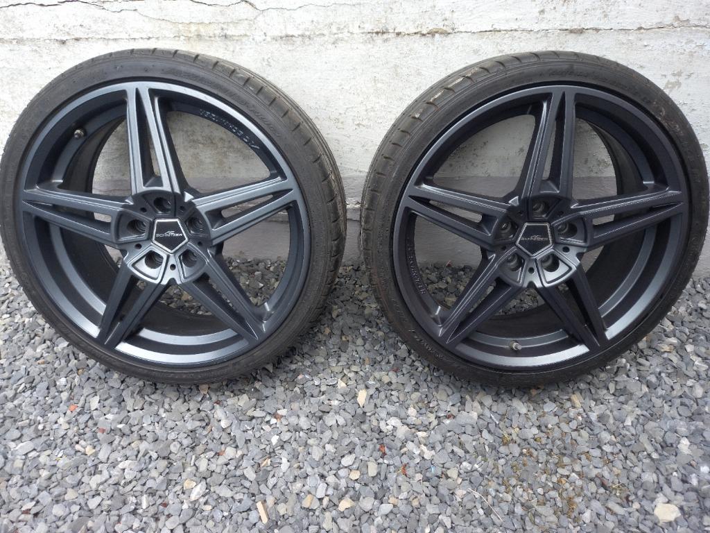 Quatre roues, jantes alliage avec pneus., Autos : Pièces & Accessoires, Pneus & Jantes, Pneus et Jantes, 215 mm, Véhicule de tourisme