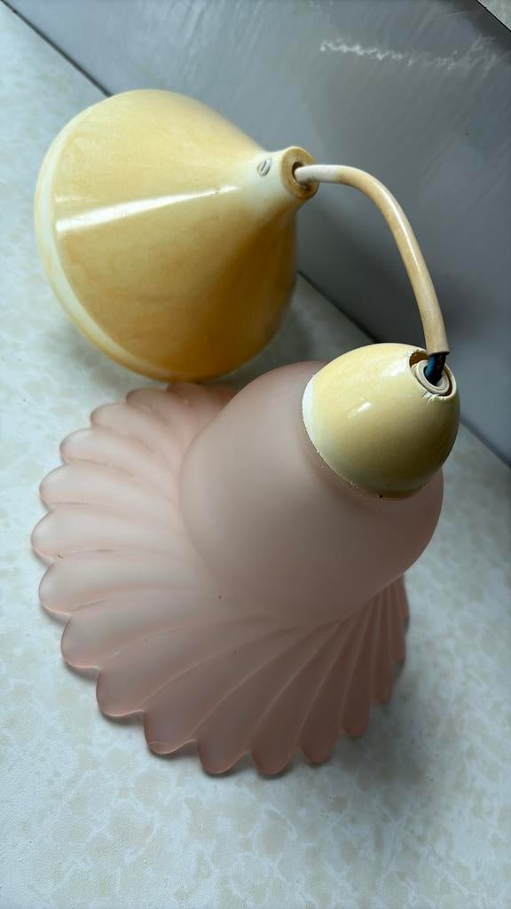 Lampe Massive, Maison & Meubles, Enlèvement, Comme neuf, Verre