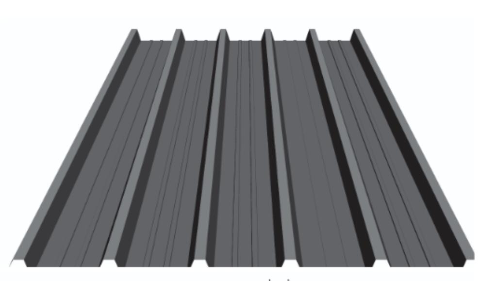 Tôles de toiture , bac acier , véritable 1er choix, Neuf, Autres couleurs, Enlèvement, Autres types